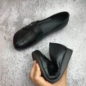 Smooth Leather Anti-Slip Shoes