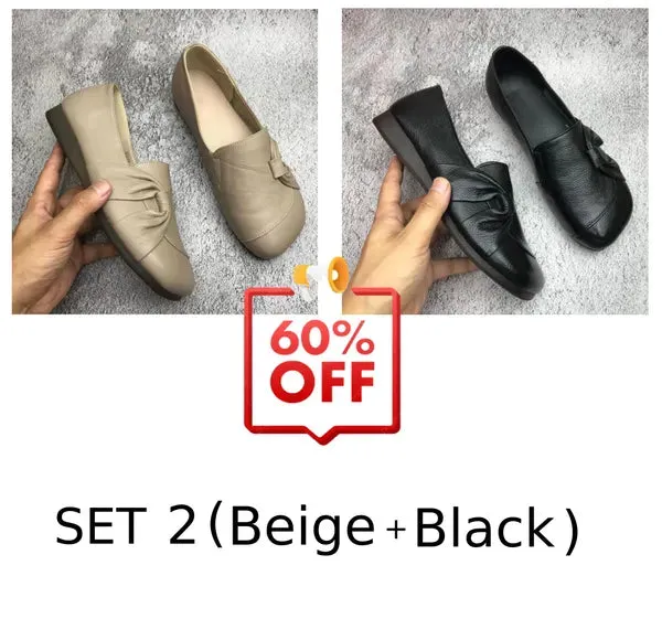 Smooth Leather Anti-Slip Shoes