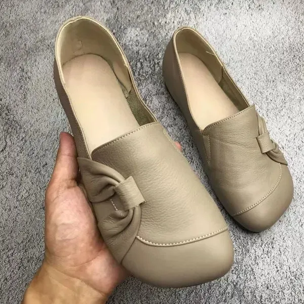 Smooth Leather Anti-Slip Shoes