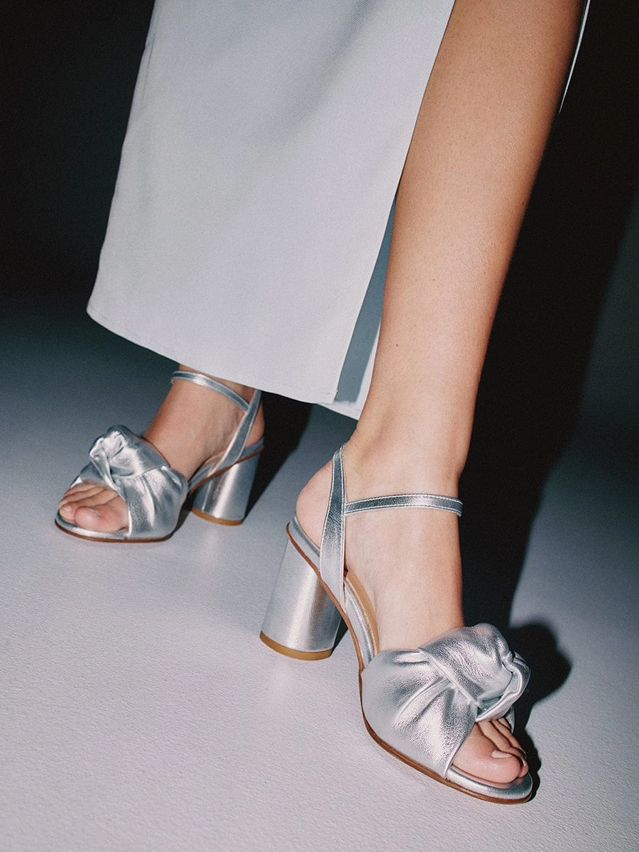 Formal Event Noto Silver Heel