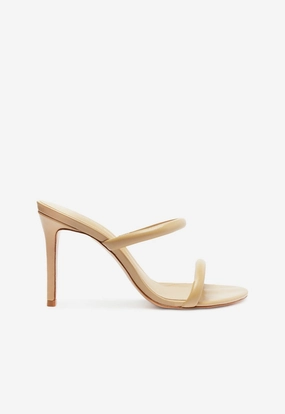 Taliah Nappa Leather Sandal Power Glam