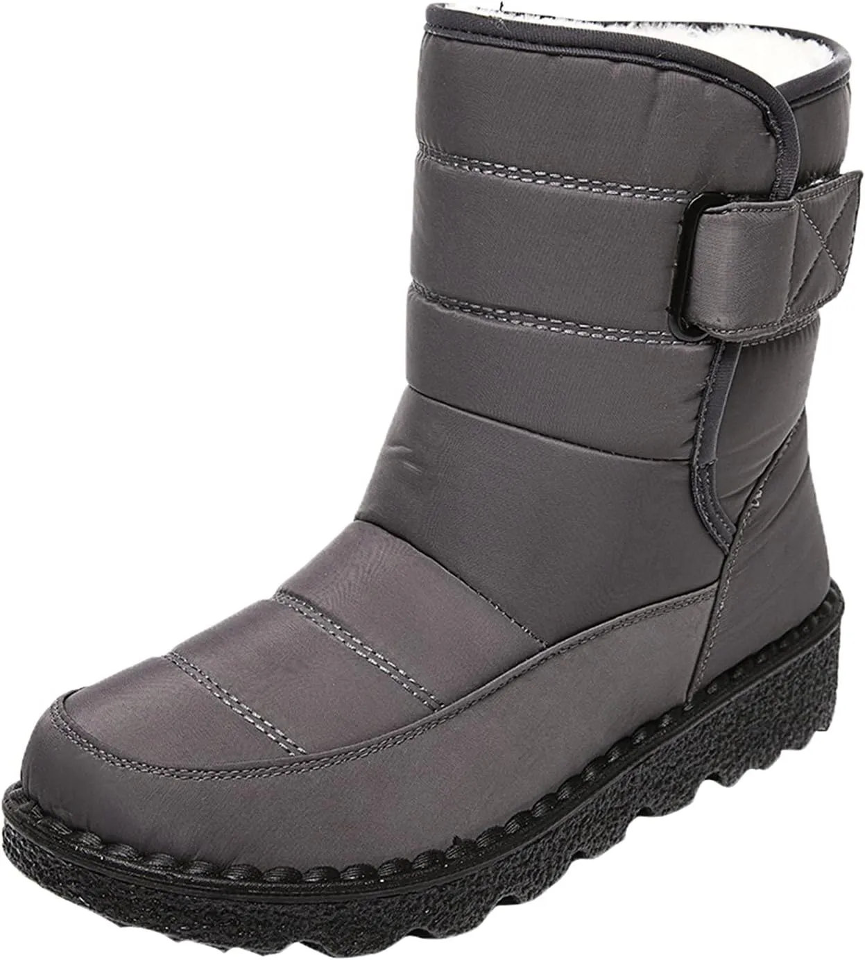 Snow Boots for Women Mid Calf Boots Women Winter Warm Outdoor Waterproof Comfortable Round Toe Platform Women Boots