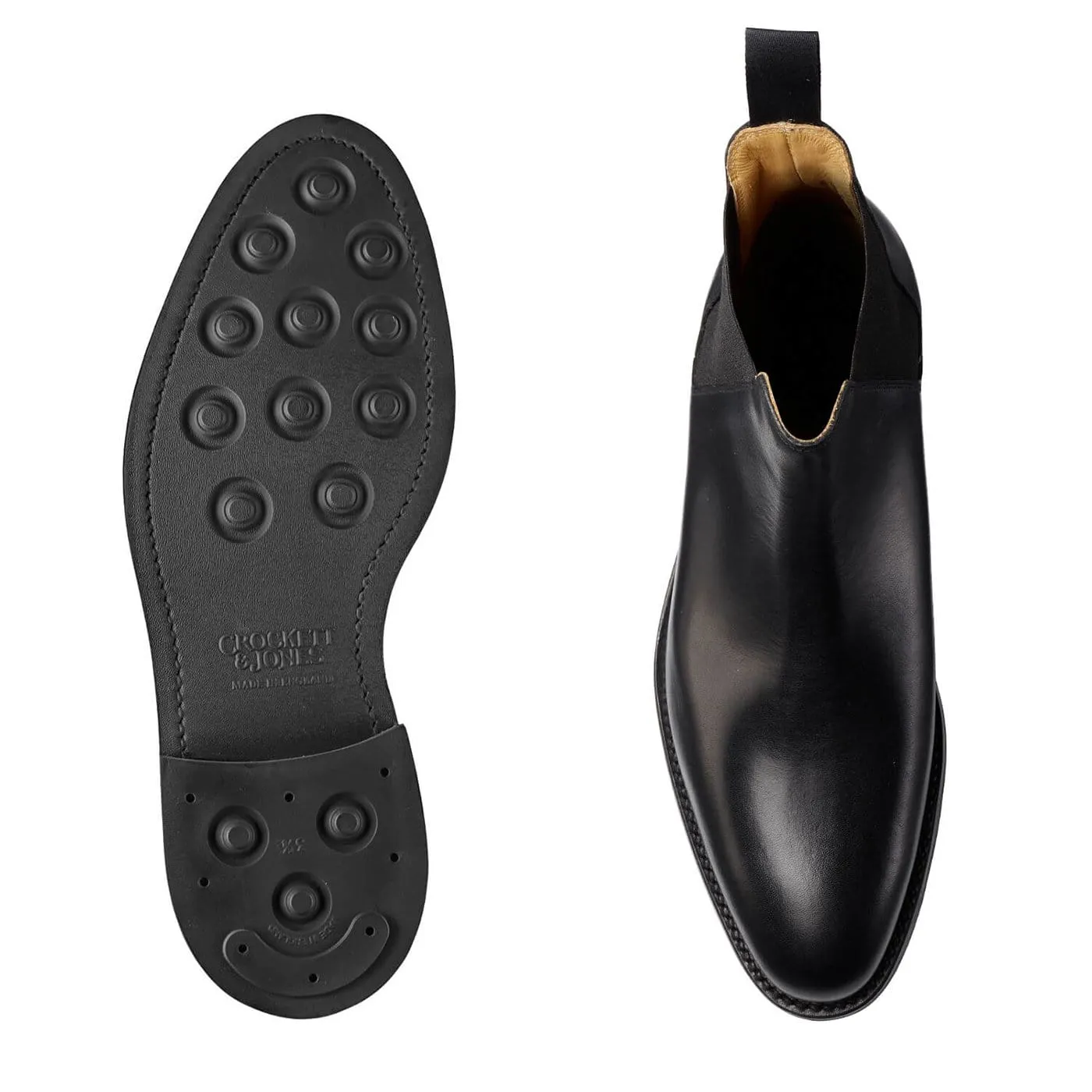 Leopard Tone Durable Shell Windy Weather Chelsea 8 Black Wax Calf