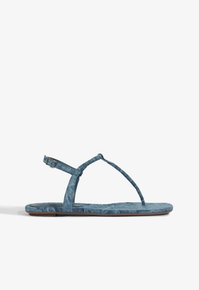 Elsha Denim Sandal Posture Aligning Footbed