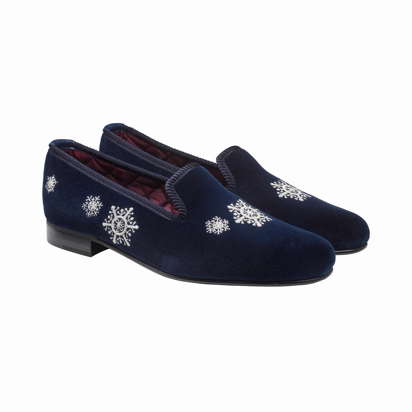 Comfort Sandals Summer Vibes Snowflakes Navy Velvet