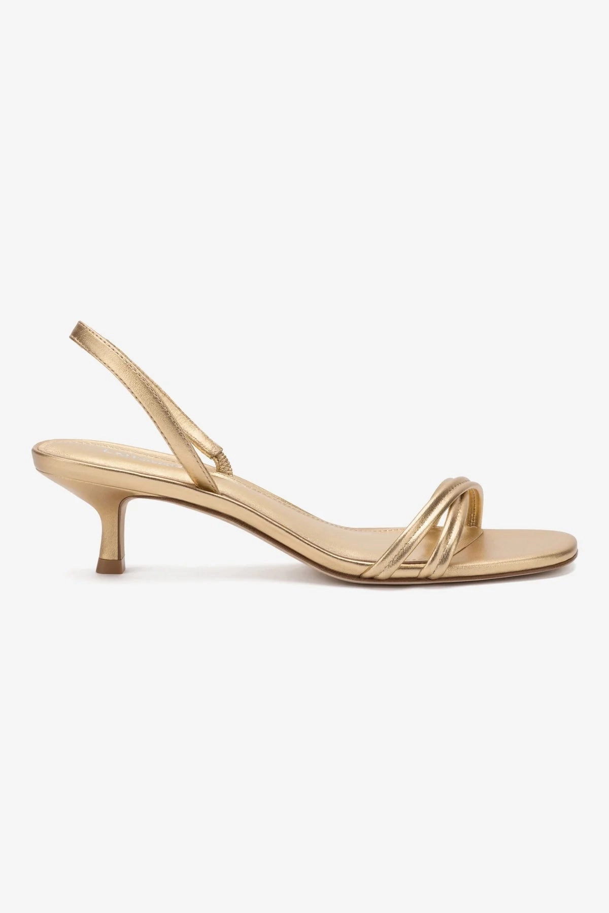 Sunny Mood Snug feel Mini Annie Sandal In Gold Metallic Leather