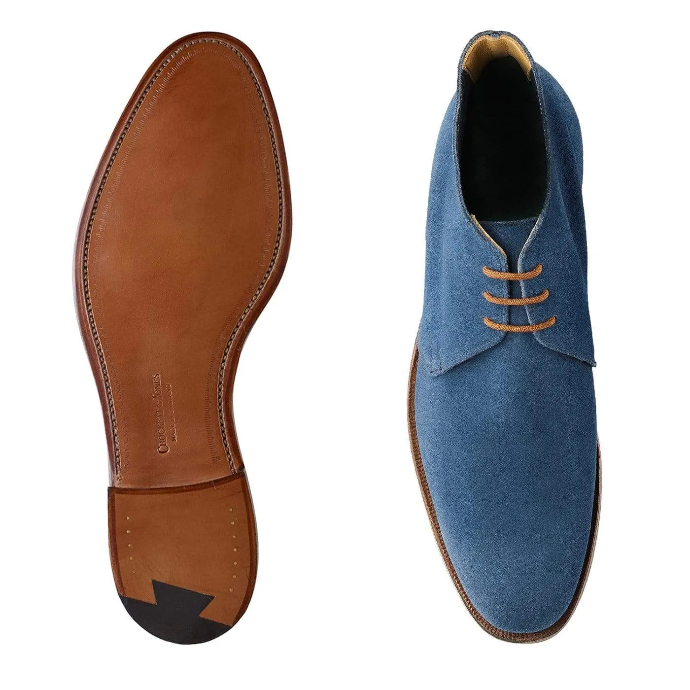 Ultimate Comfort Street Walk Chukka Mid-Blue Suede