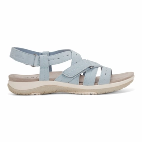 Samsin Round Toe Strappy Casual Flat Sandals Footwear for All