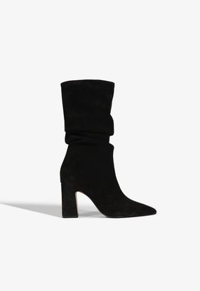 Harriet Suede Boot Fashion Queen Versatile Look