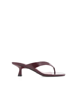 Comfortable Dress Shoes NIESHA - DARK CHERRY SHINE