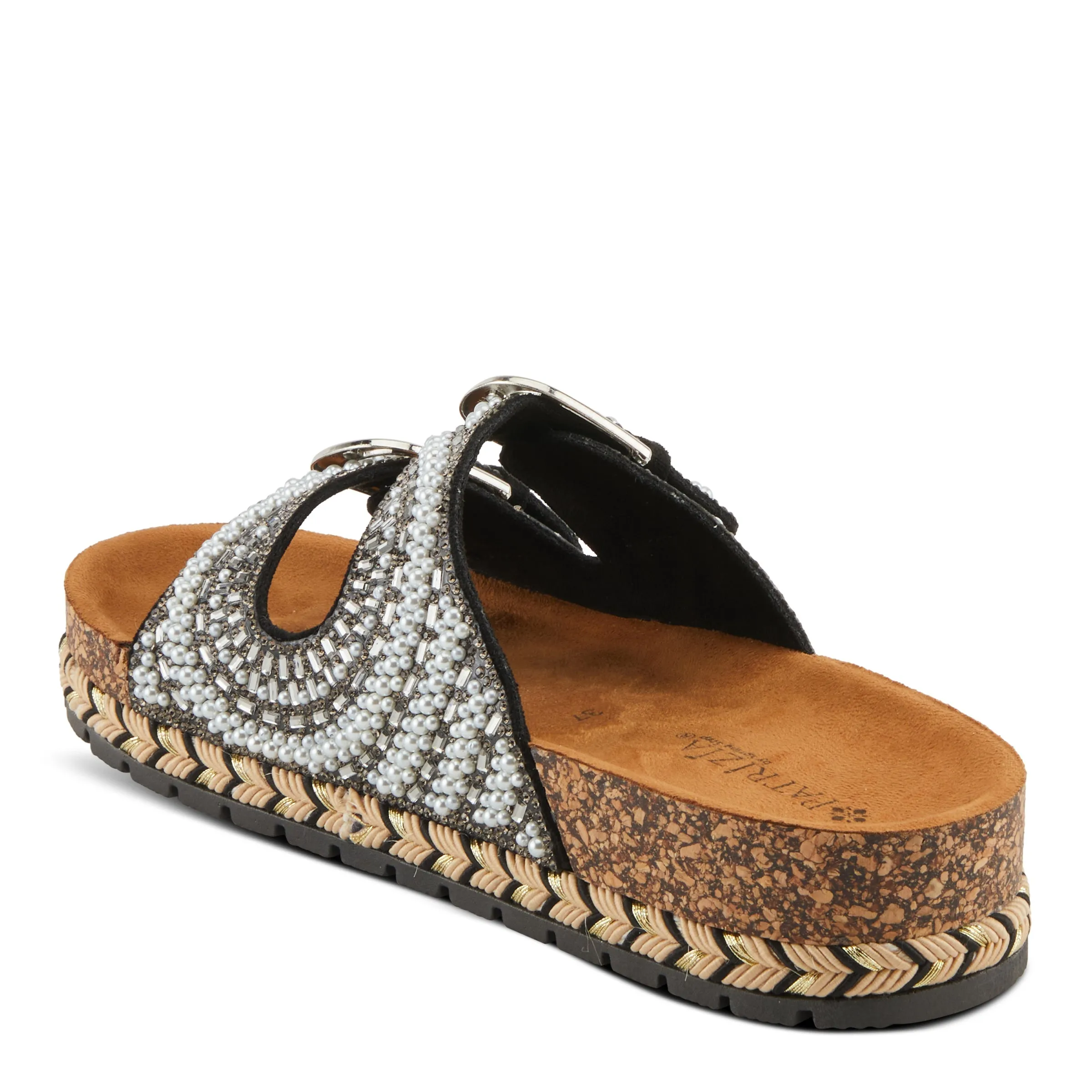 Spring Step Shoes  Patrizia Pearline Sandals Women’s Vegan Cork Wedge