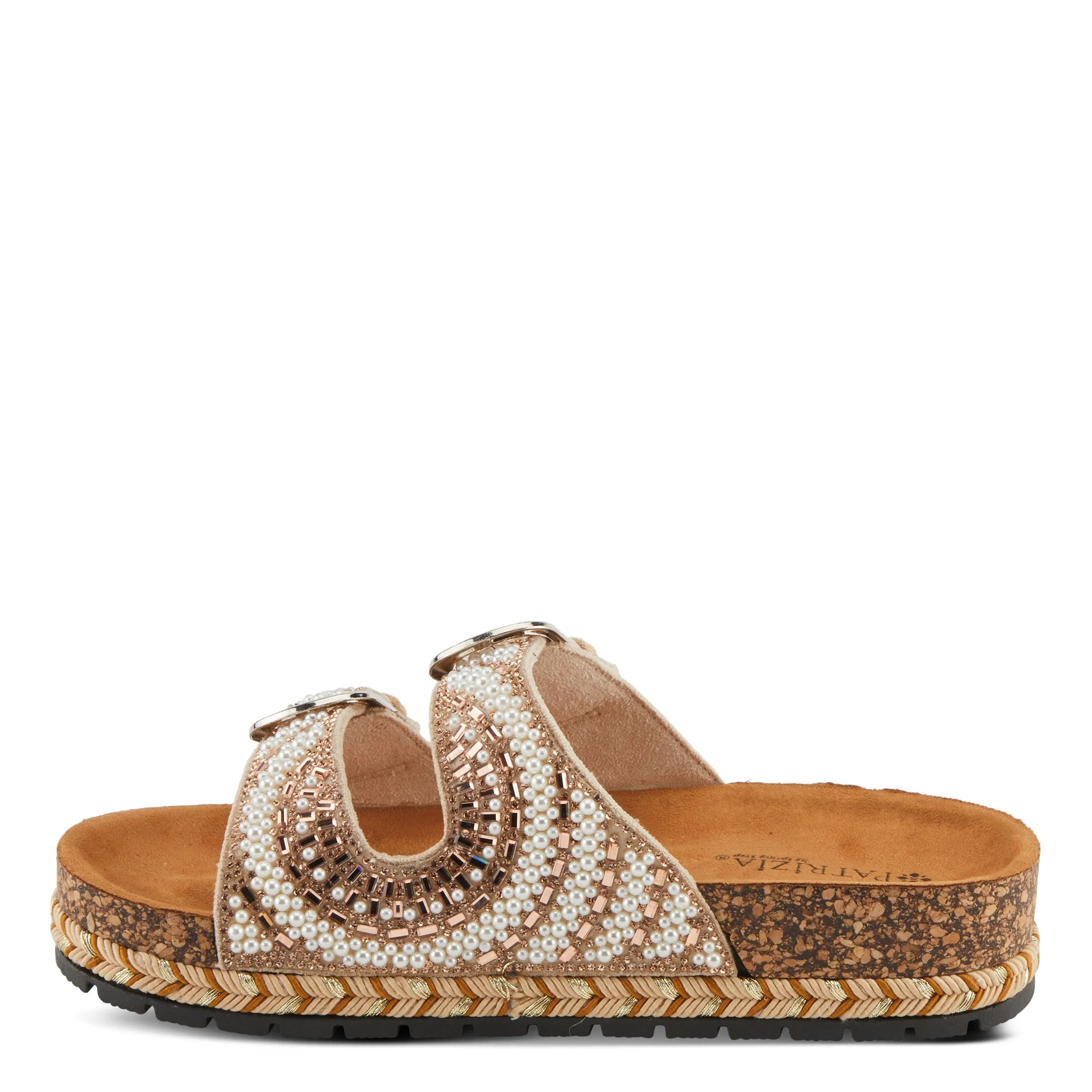 Spring Step Shoes  Patrizia Pearline Sandals Women’s Vegan Cork Wedge