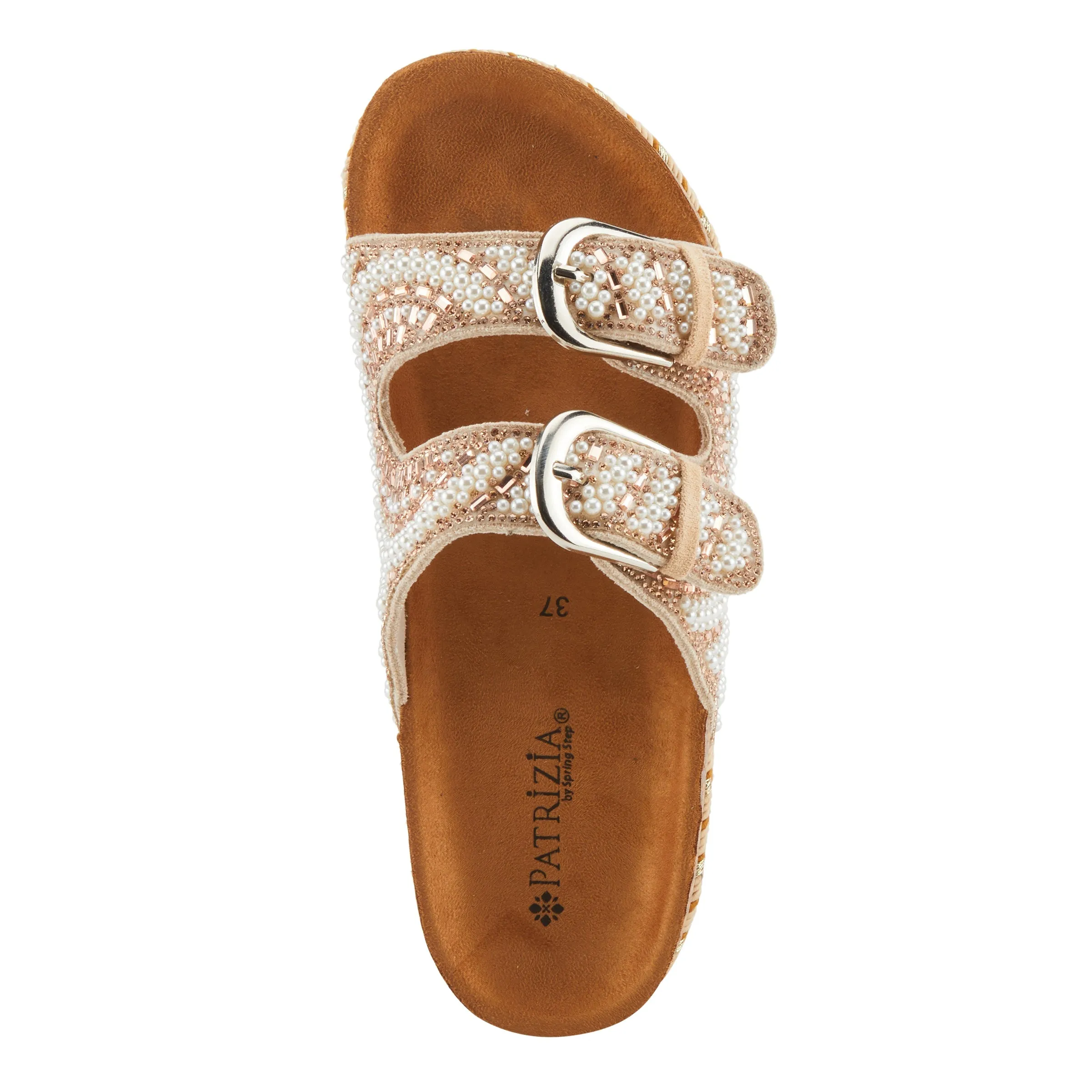 Spring Step Shoes  Patrizia Pearline Sandals Women’s Vegan Cork Wedge