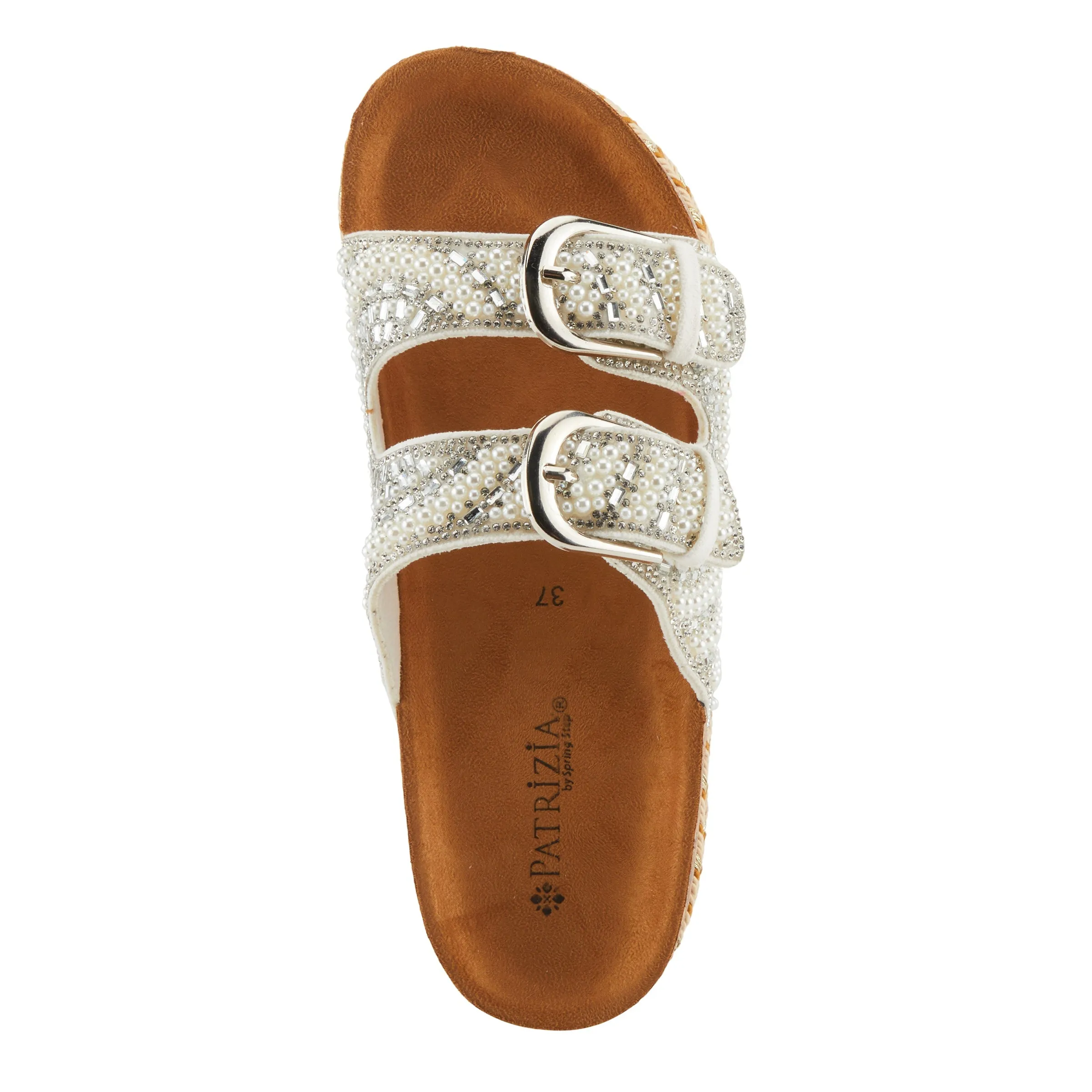 Spring Step Shoes  Patrizia Pearline Sandals Women’s Vegan Cork Wedge