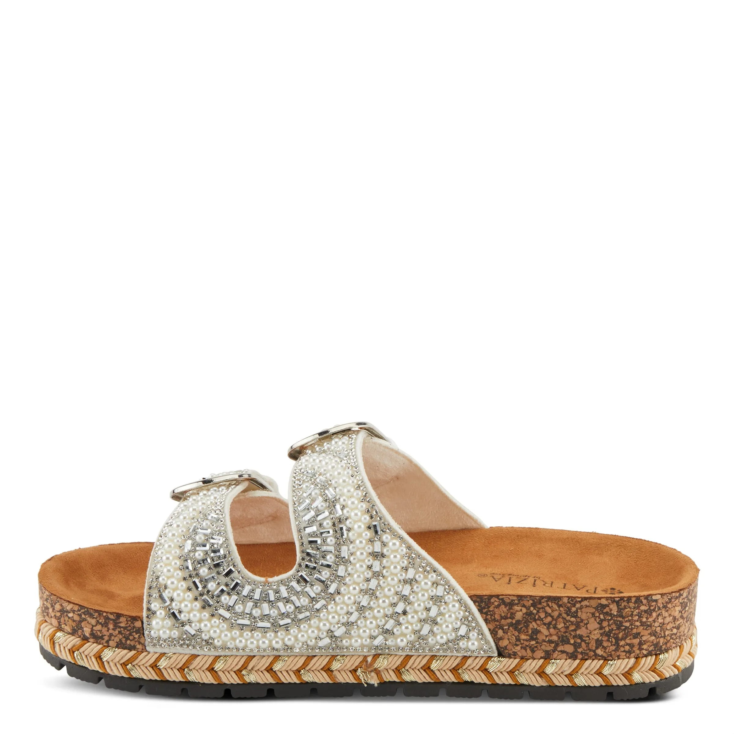 Spring Step Shoes  Patrizia Pearline Sandals Women’s Vegan Cork Wedge
