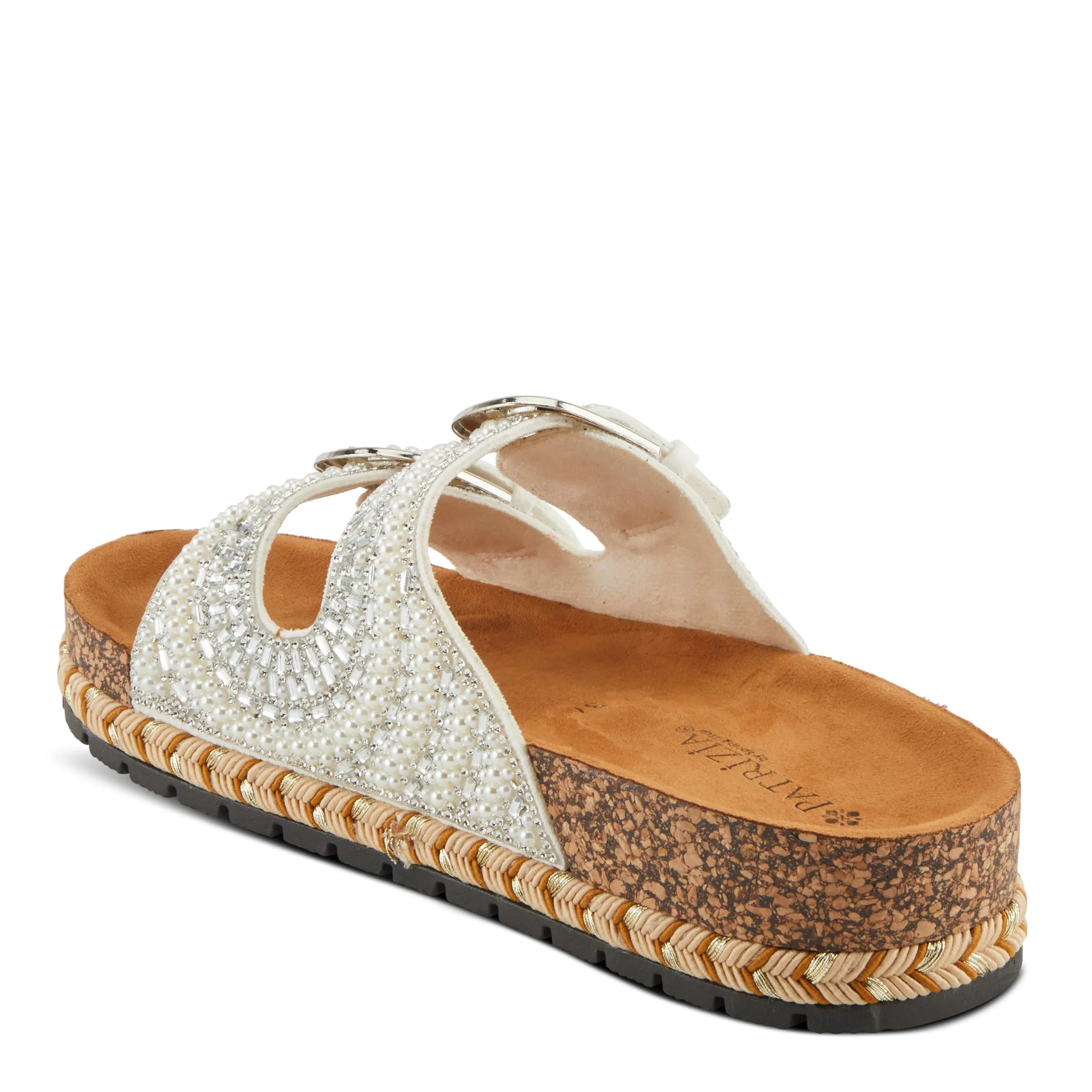 Spring Step Shoes  Patrizia Pearline Sandals Women’s Vegan Cork Wedge