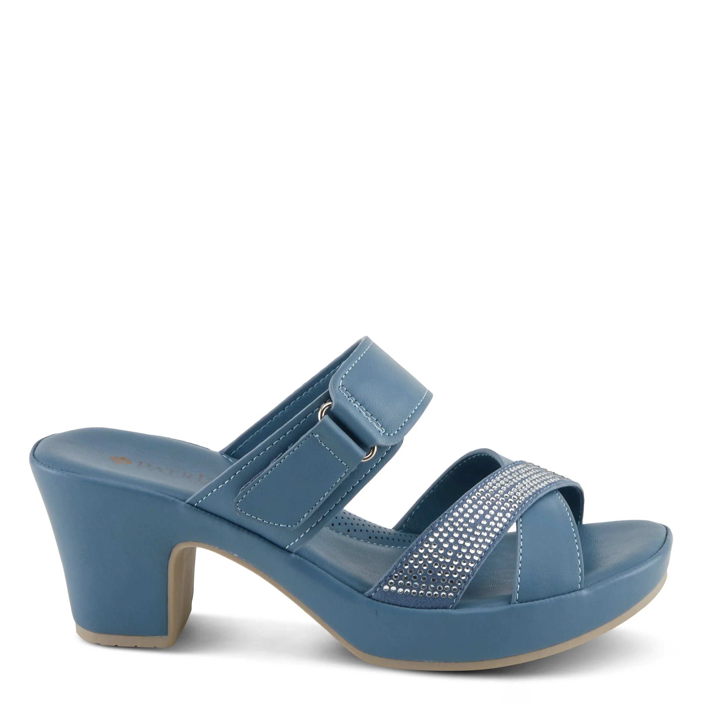 Spring Step Shoes Patrizia Scalan Women’s Vegan Leather Slide Sandals 2.75" Heel