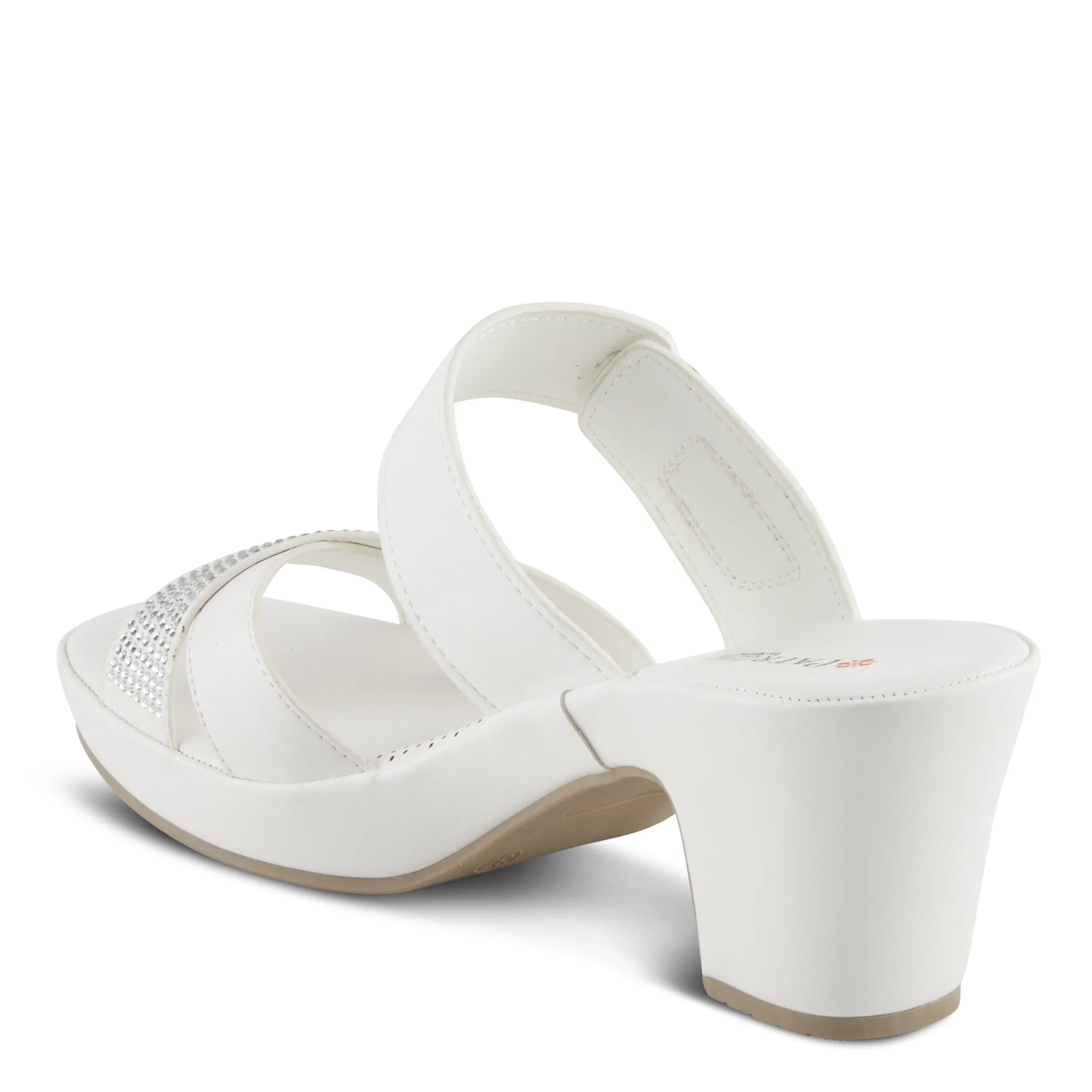 Spring Step Shoes Patrizia Scalan Women’s Vegan Leather Slide Sandals 2.75" Heel