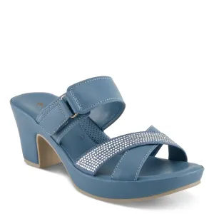 Spring Step Shoes Patrizia Scalan Women’s Vegan Leather Slide Sandals 2.75" Heel