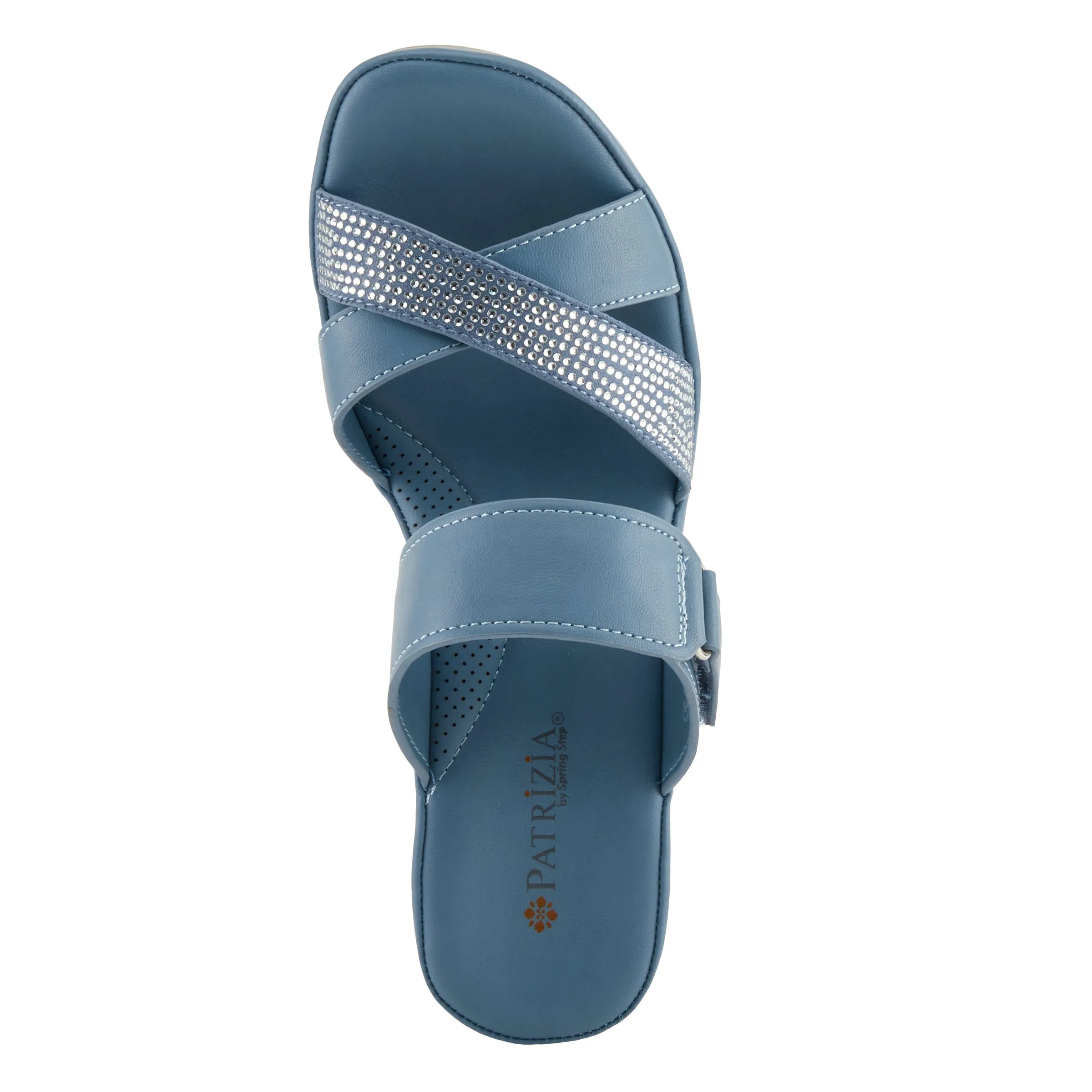 Spring Step Shoes Patrizia Scalan Women’s Vegan Leather Slide Sandals 2.75" Heel