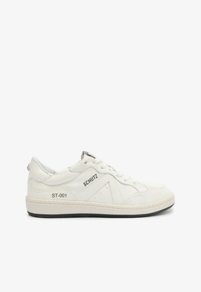ST-001 Leather Sneaker Comfort footbed Pearl Shine