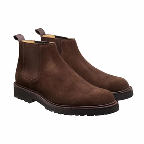 Elgin Dark Brown Suede Anti Skid