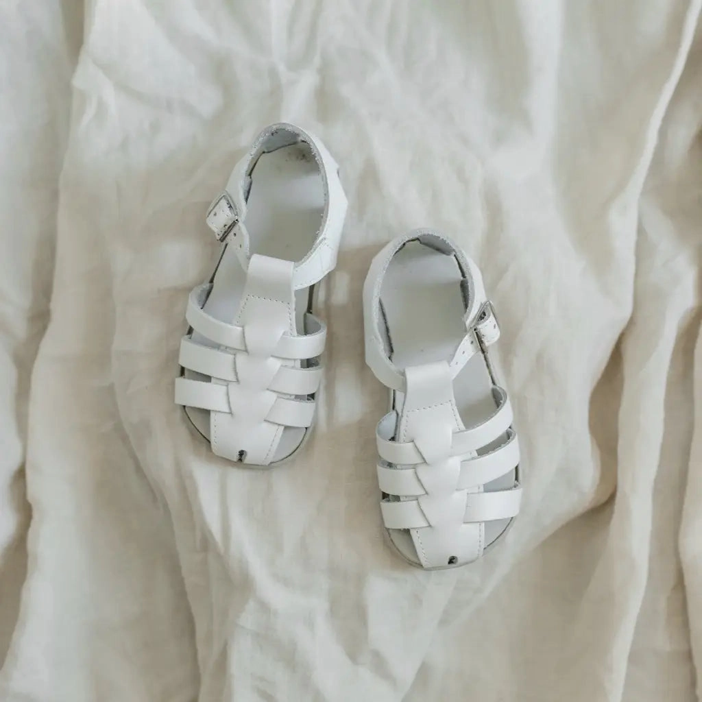 Bare Support Audrey Fisherman Sandal - White