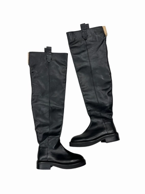 Boots Knee Heels By All Saints In Black, Size: 6 Comfortable Feeling