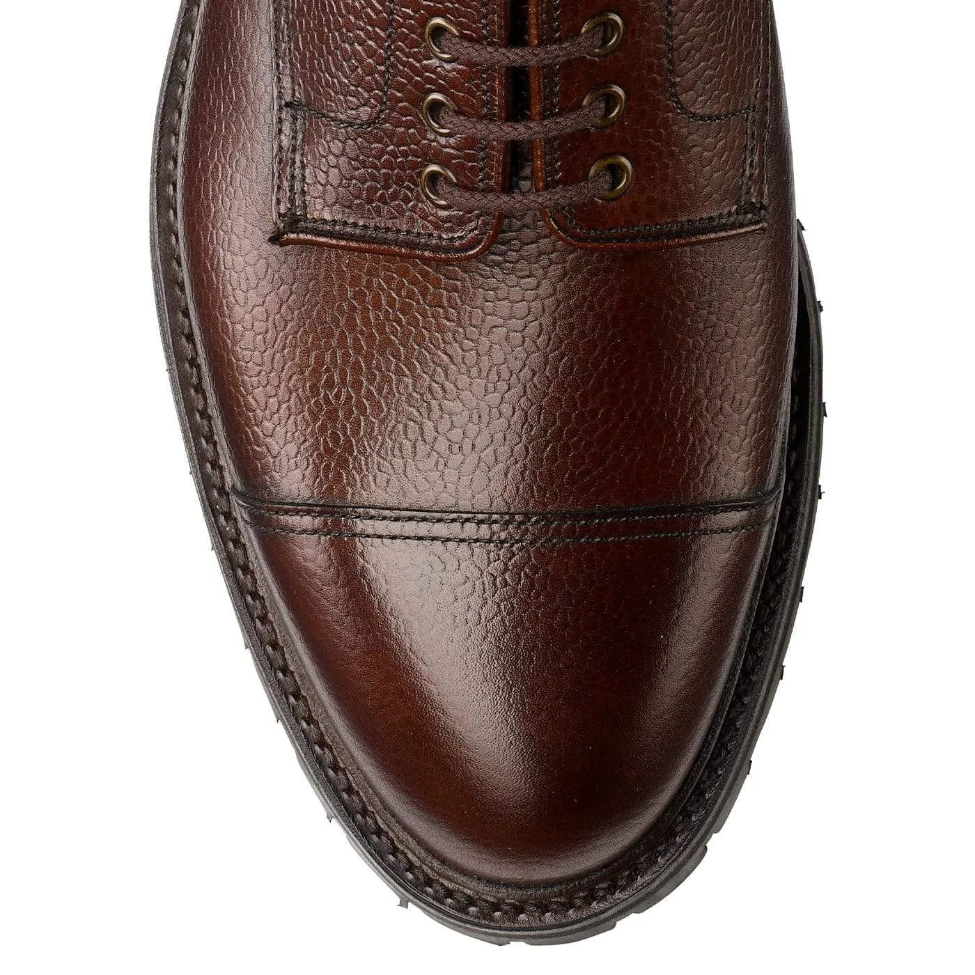 Sandhurst Dark Brown Scotch Grain Padded Comfort Cold Weather