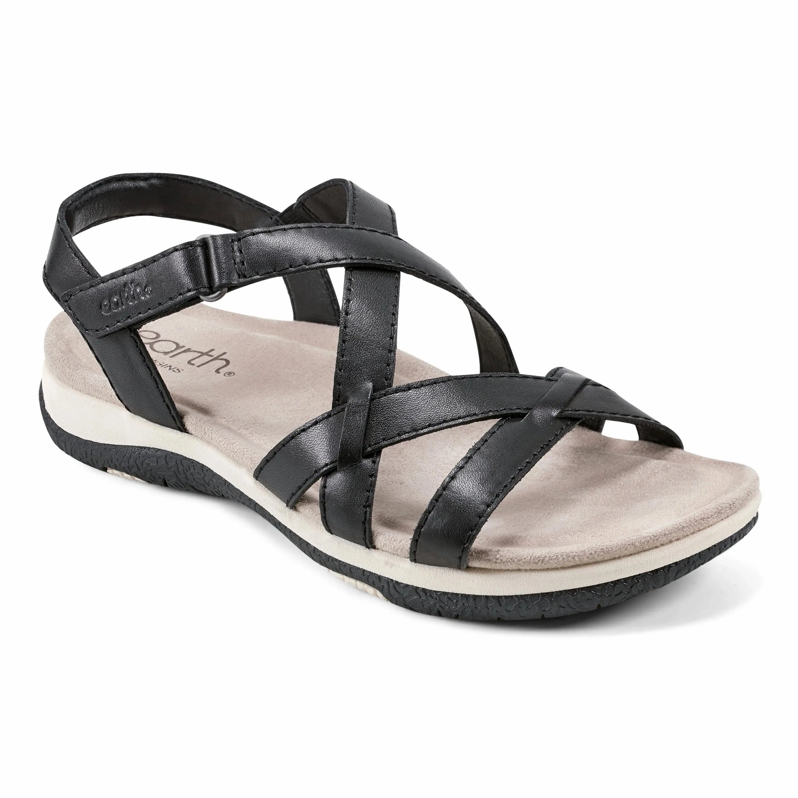 Night Fun Simple Entry Sterling Casual Strappy Round Toe Flat Sandals