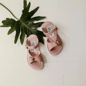 Stevie Sandal - Blush Pink Universal Strap Lock Mechanism Effortless Comfort