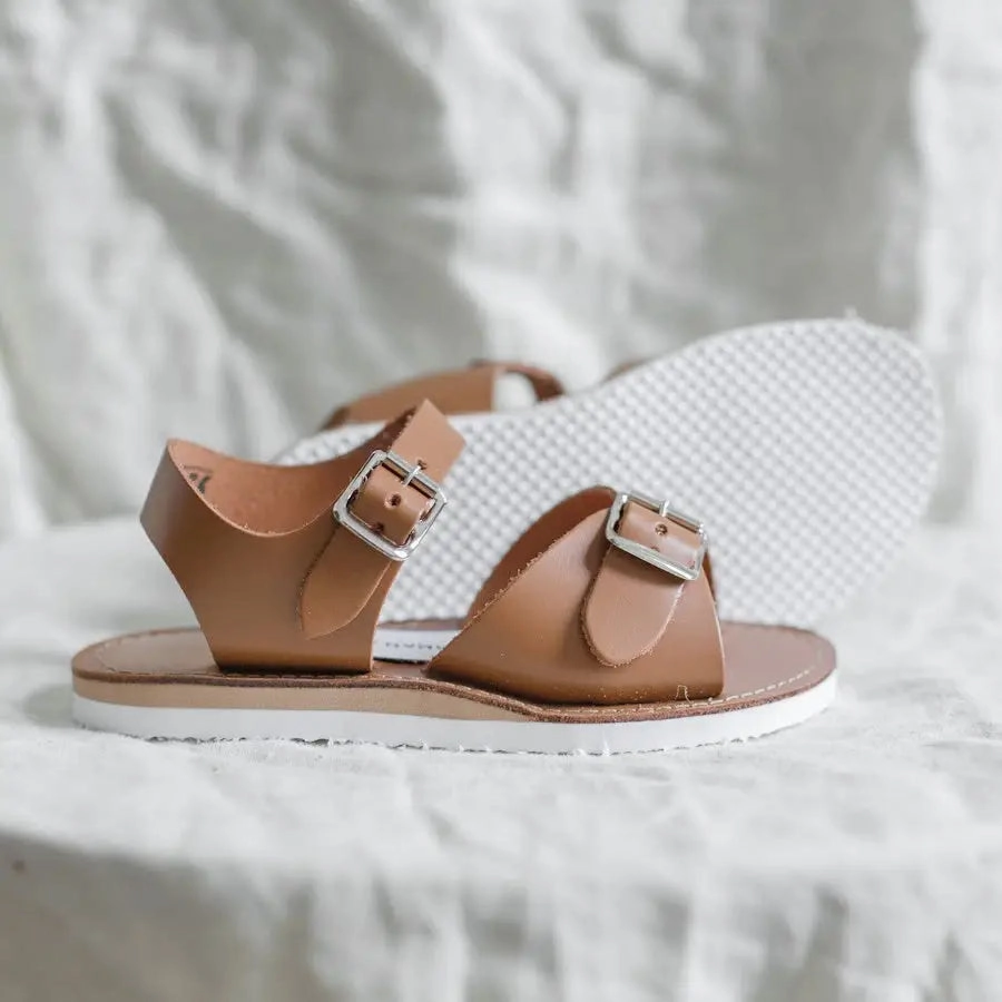 Non Marking Tread Knotted Straps Stevie Sandal - Brown