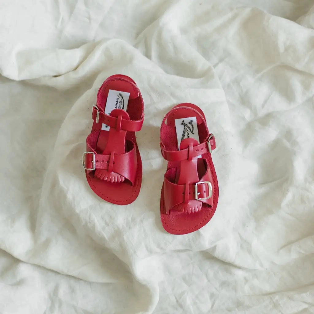 Everyday Shoes breathable materials Stevie Sandal - Red