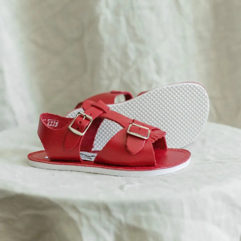 Stevie Sandal - Red Rapid Evaporation Fabric