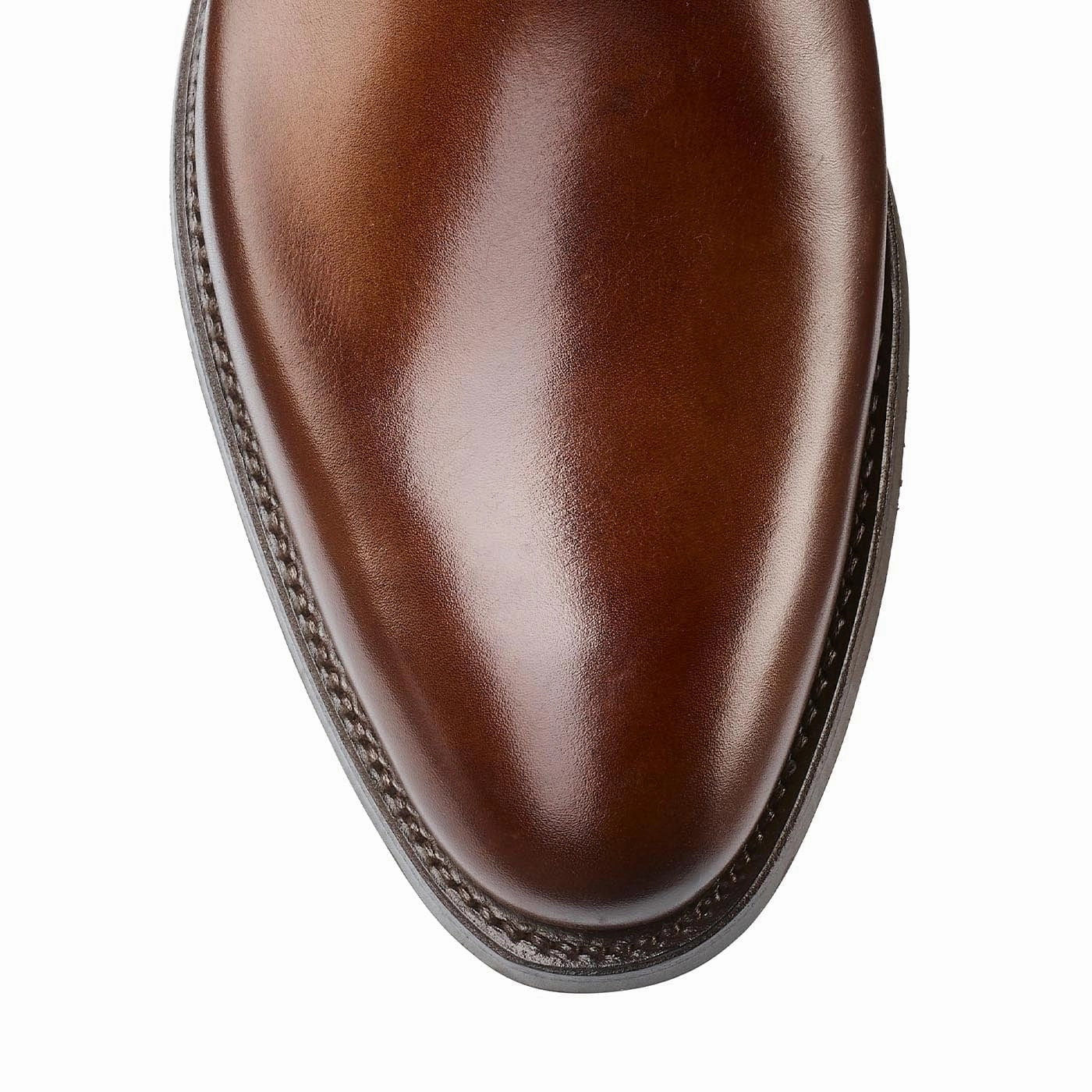 Reflective Safety Details Punk Bold Chelsea 8 Dark Brown Burnished Calf
