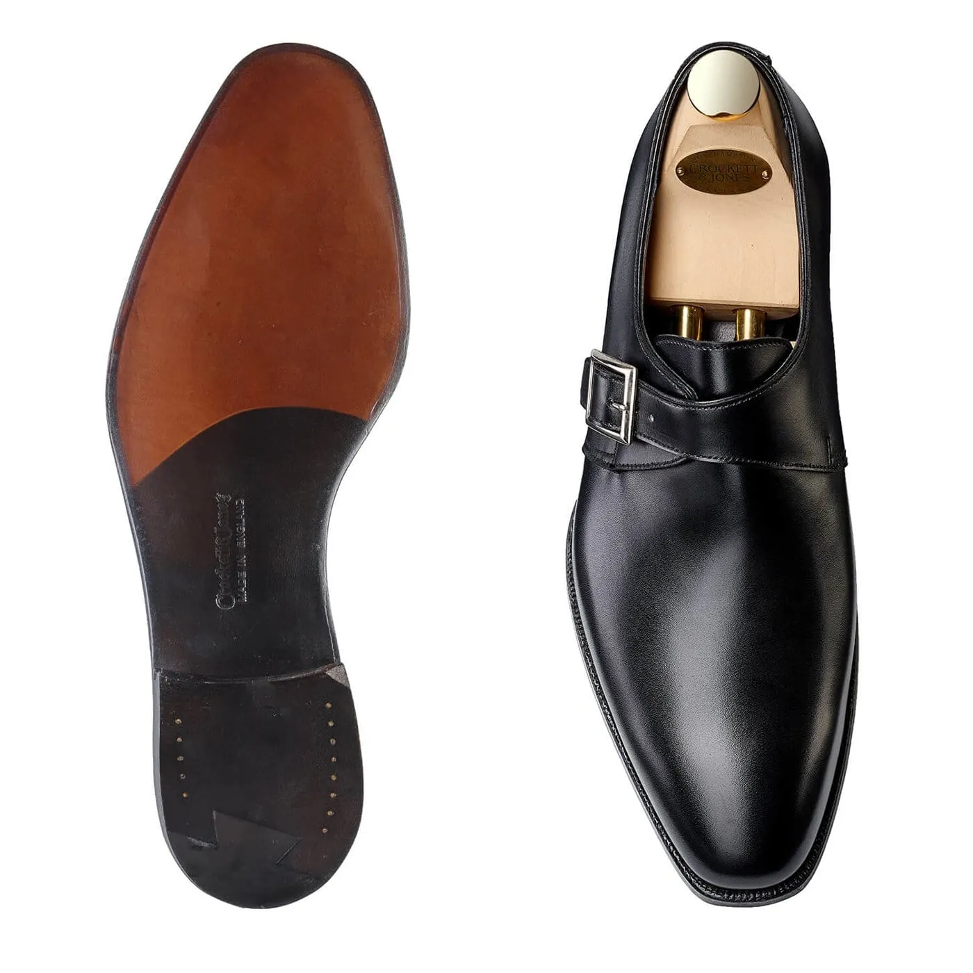 Savile 4 Black Calf Adjustable Closure