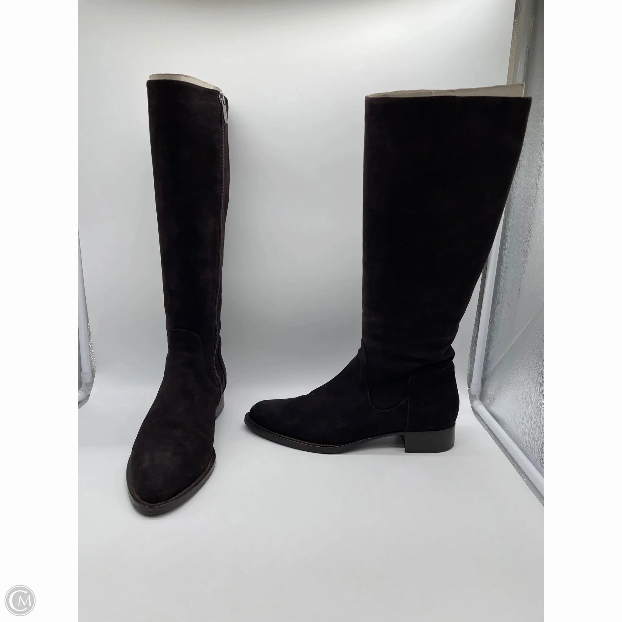 Stable Support Cold Climate Boots Knee Flats By Aquatalia In Brown, Size: 9.5