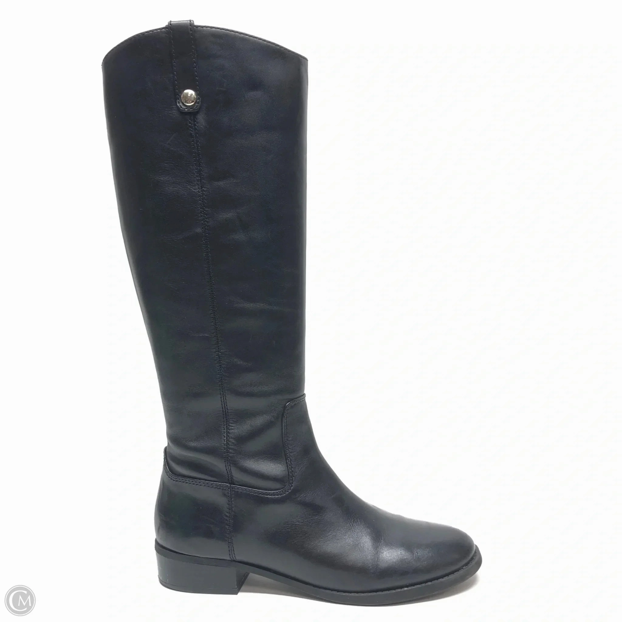Casual Comfort Boots Knee Heels By International Concepts In Black, Size: 10
