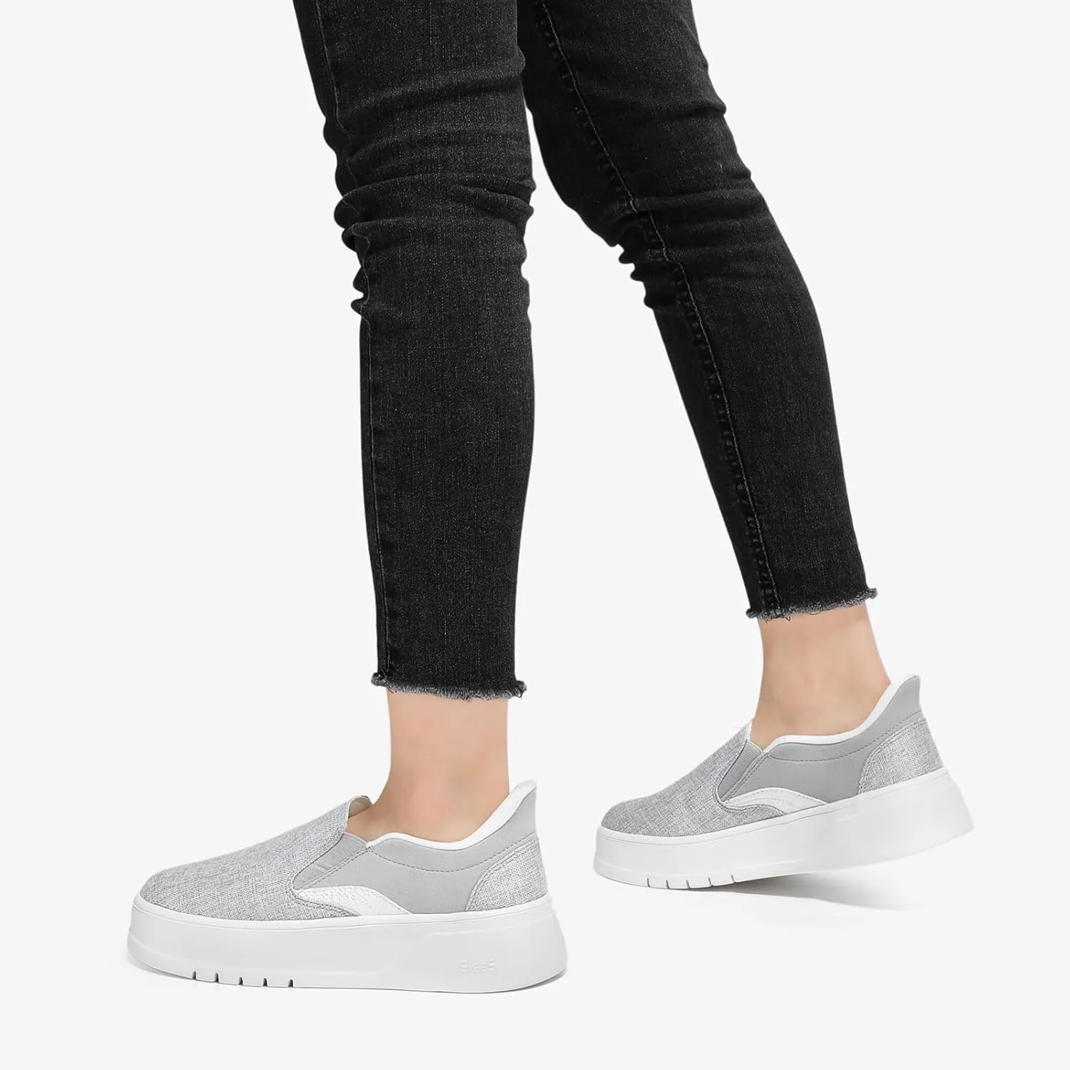 STQ Slip on Platform Sneakers for Womens Slip On Shoes Comfortable Casual Shoes