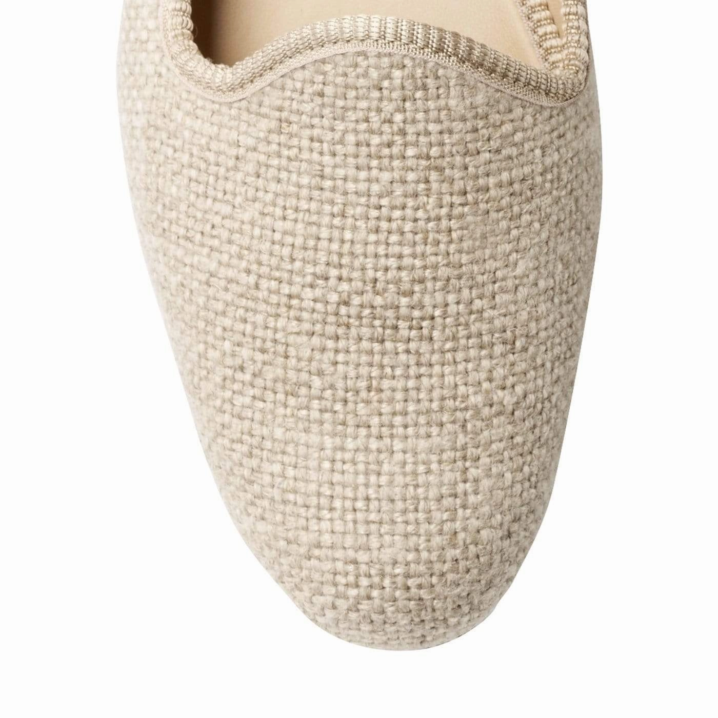 Cushioned Midsole Plain Pump Oatmeal Linen