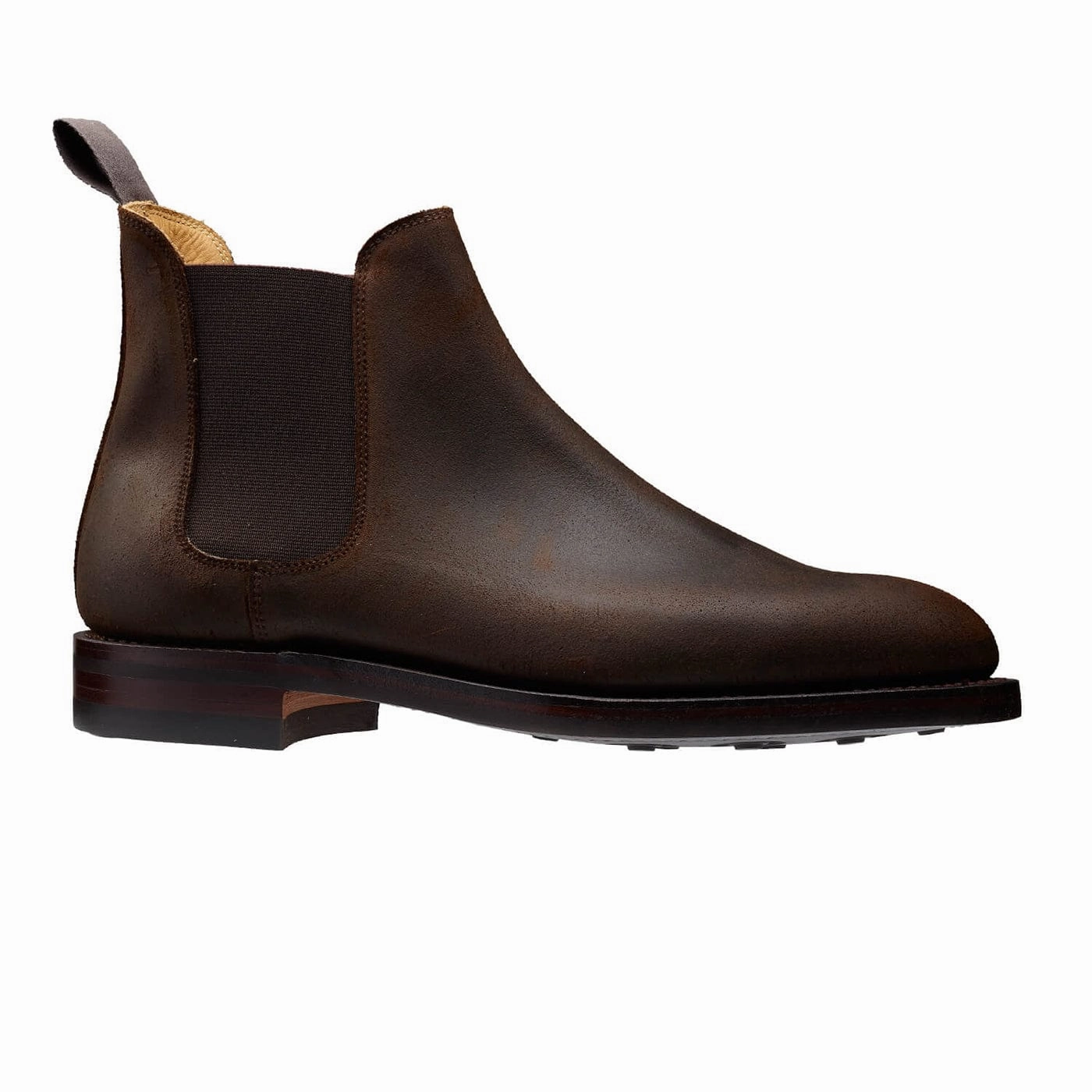 Stable Support Functional Minimalist Tear-resistant Chelsea 5 Dark Brown Rough-Out Suede (G Fitting)