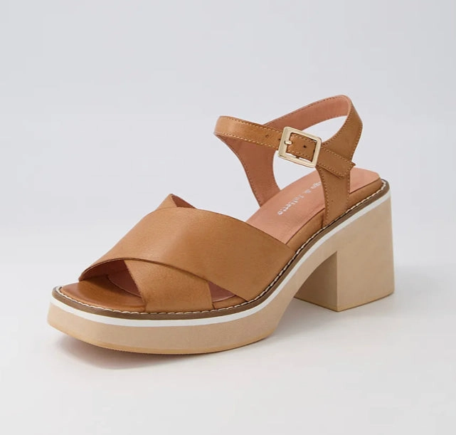 Date Ready Youth Glow Django and Juliette Jemi ~ Tan ~ Black ~ Vanilla ~ Leather