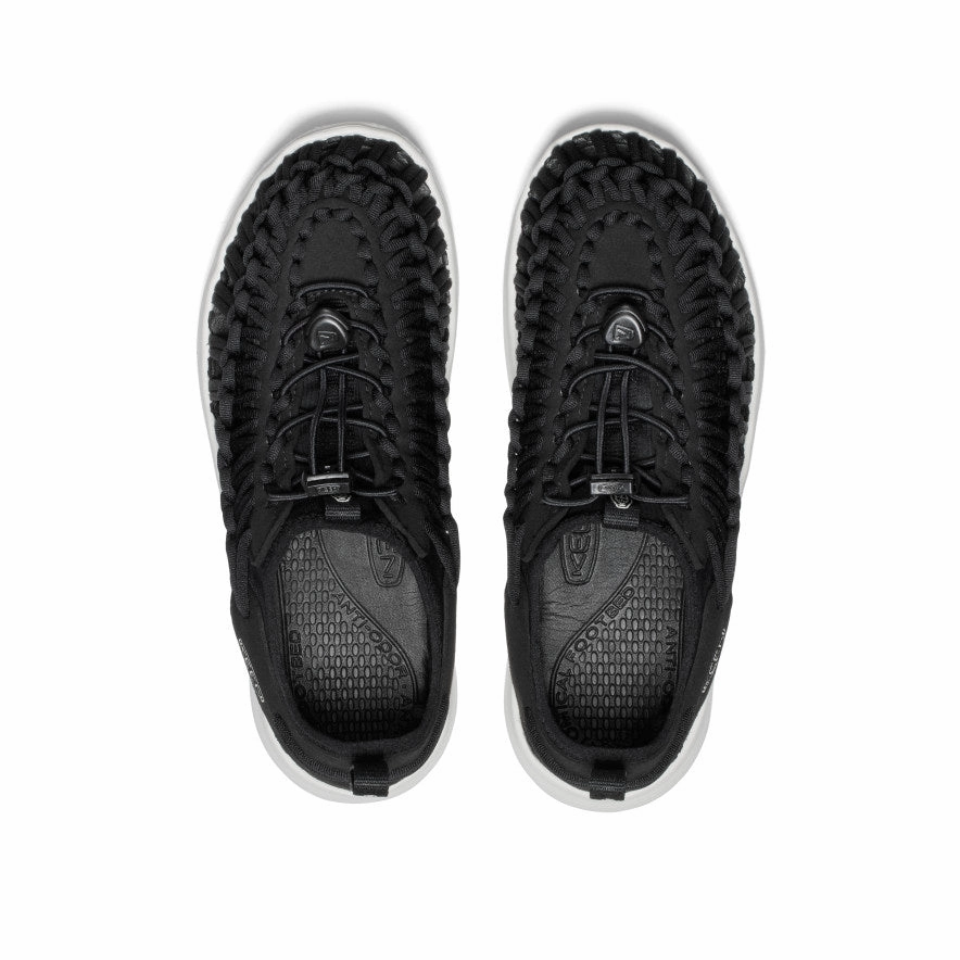 Women's UNEEK O3 Sneaker Sandal  |  Black/Star White High Heel