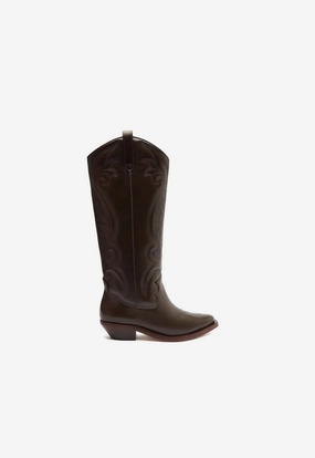 Flexible Fit Frequent Travelers Fur Trim Zachy Up Leather Boot