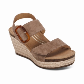 Ashley Arch Support Wedged Light Tread Relaxing Flats