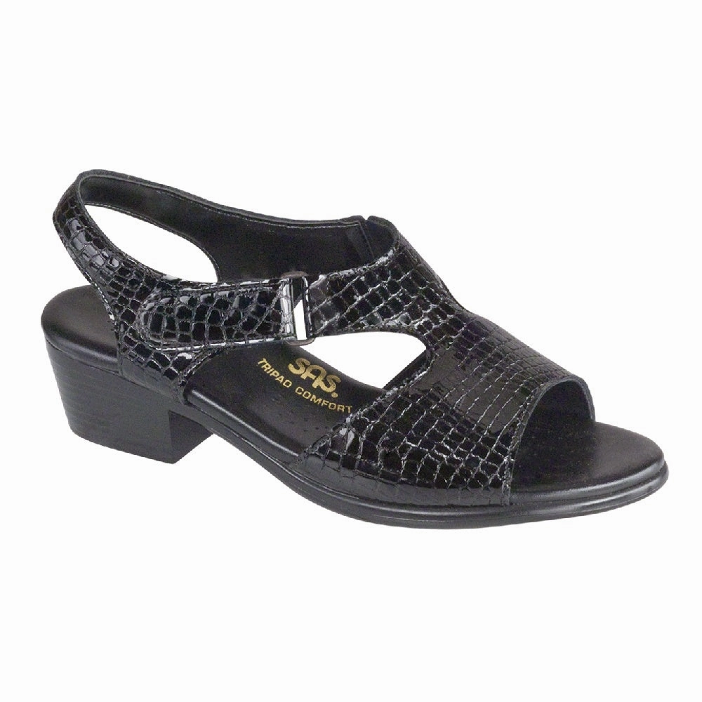 Stylish Summer Shoes Suntimer - Black Croc