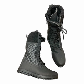 Boots Knee Flats By Cmc In Black, Size: 10 Flexible Frame Daily Walks