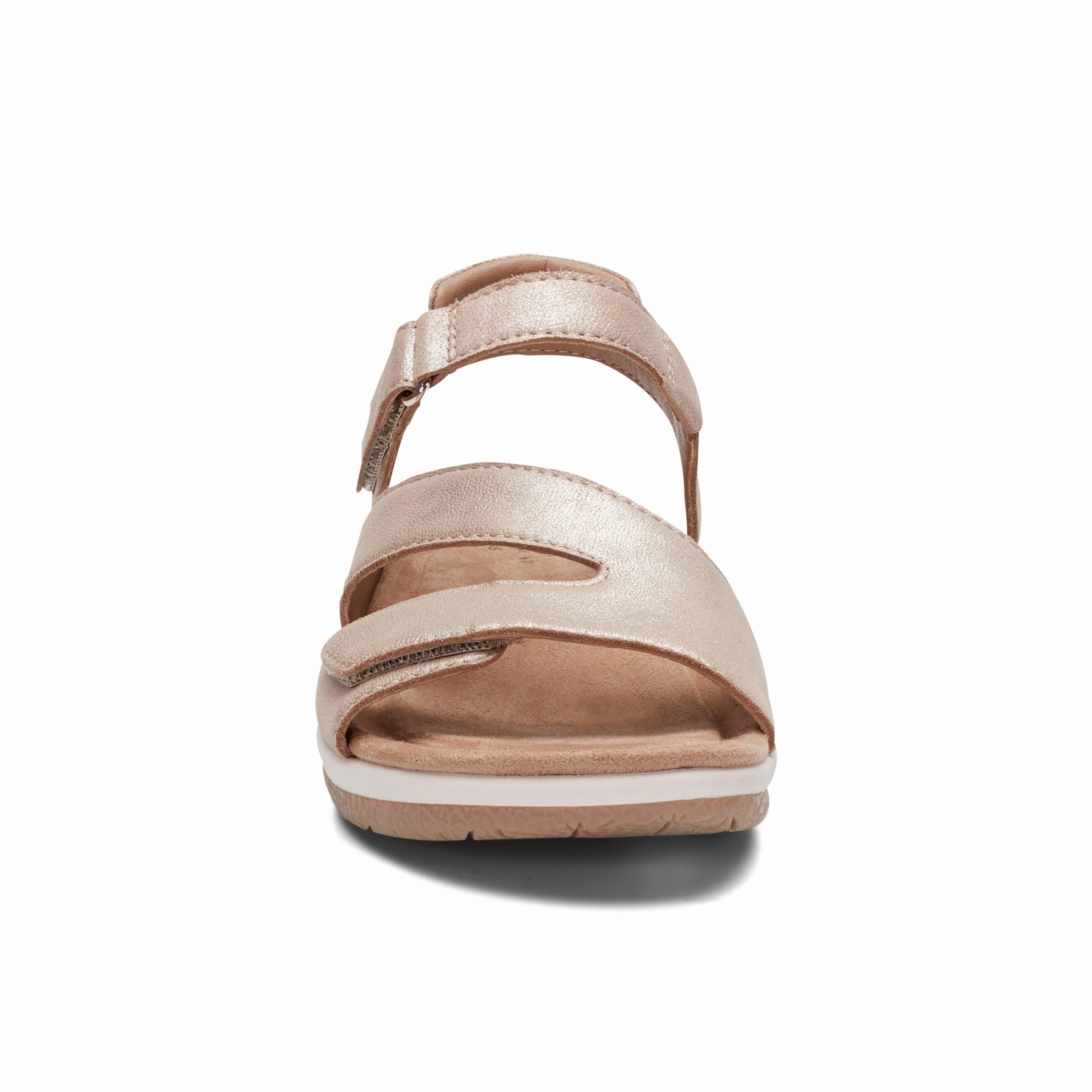 Secure Closure Easy-to-Wear Shoes Sureal Casual Strappy Round Toe Flat Sandals