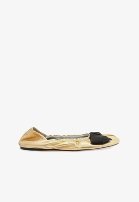 Suzanne Leather Flat Seamless Fit Work Commute