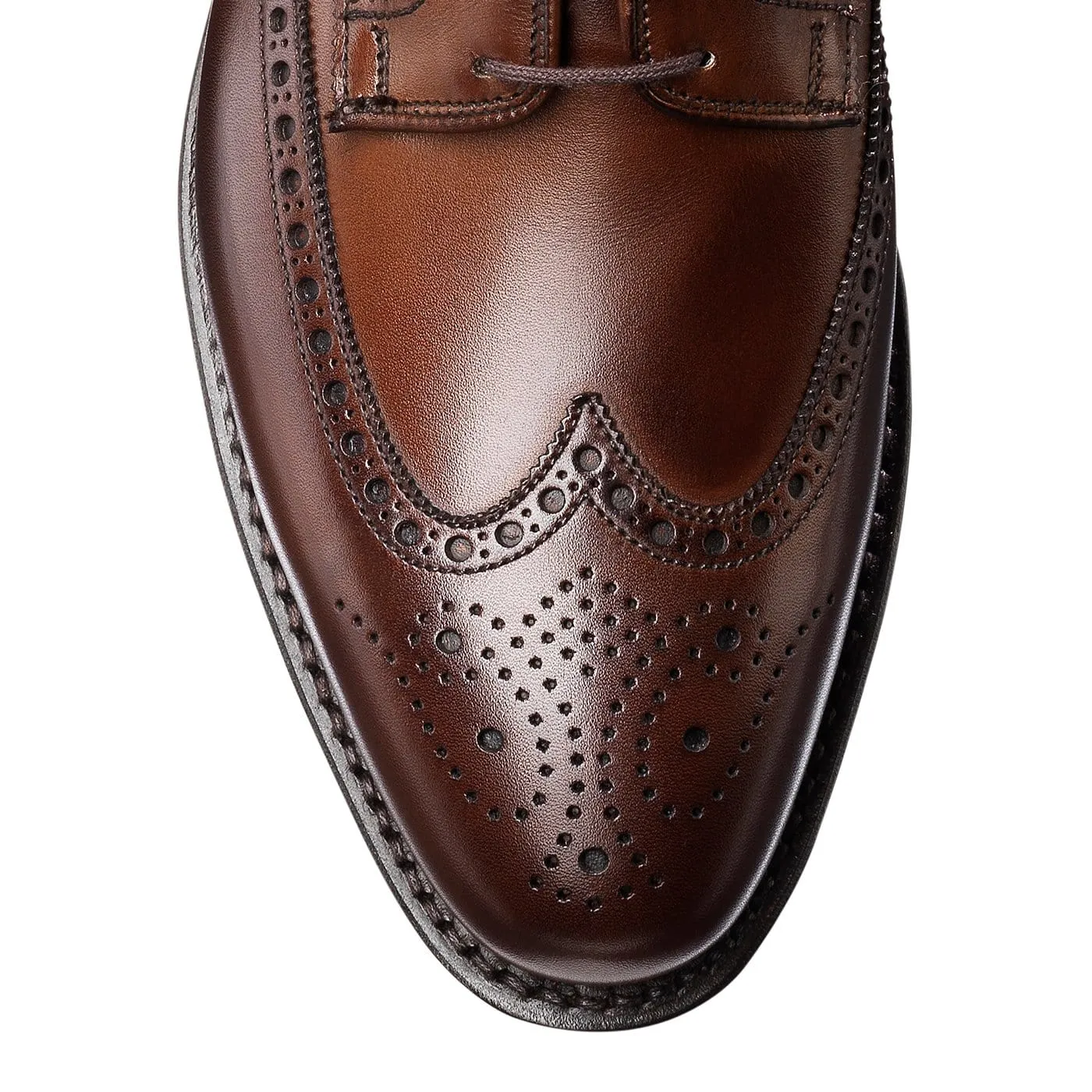 Swansea Dark Brown Burnished Calf Sweat Resistant Standing Workers Fairy Step
